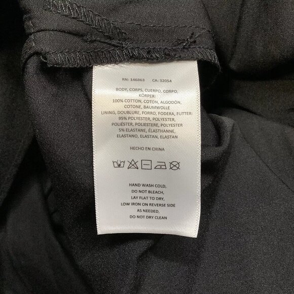 NEW Anthropologie x Mare Mare Women's Dress Strapless A-Line Midi Size L Black - Picture 4 of 7